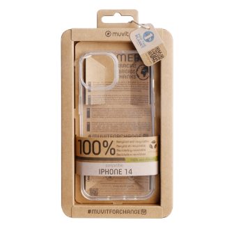 Muvit Recycletek Case for Apple iPhone 14 Transparent (MCCRS0334)
