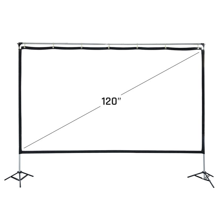 iggual Pantalla exterior portable 120" 265x149 cm