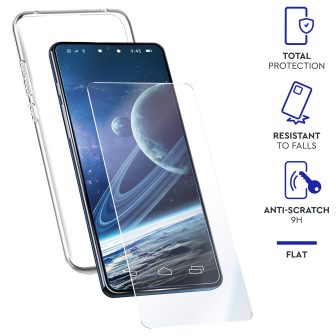 Myway Case for Apple iPhone 14 Pro Max Transparent + Tempered Glass…