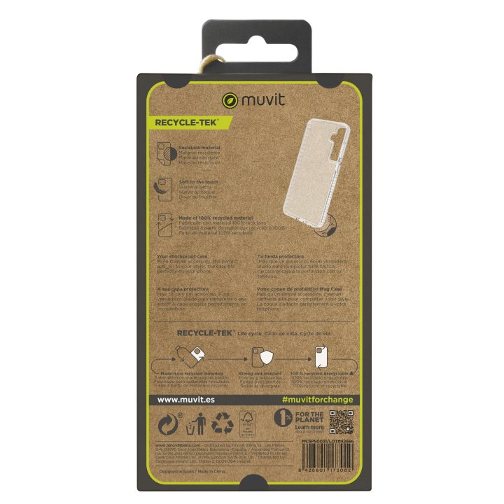 Muvit Shockproof 3m Case for Samsung Galaxy S24 Clear (MCSPS0031)