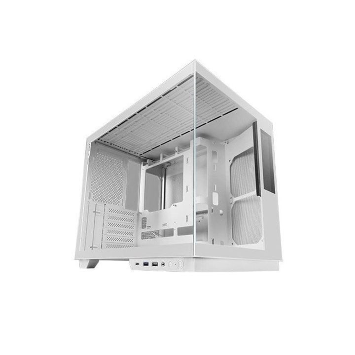 Mars Gaming MCMIRAGEW White Midi Tower PC Case