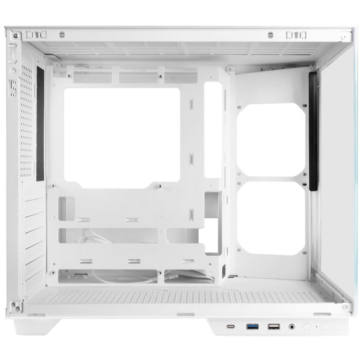 Mars Gaming MCMIRAGEW White Midi Tower PC Case