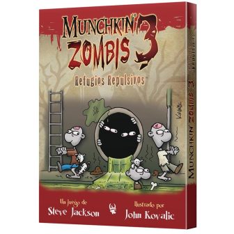Asmodee Jogo de tabuleiro Munchkin Zombies 3: Refúgios Repulsivos…