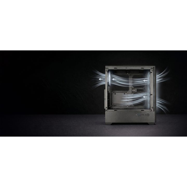 Mars Gaming MCQUANTUMW carcasa de ordenador Midi Tower Blanco