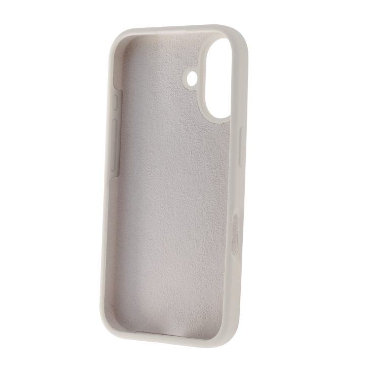 Capa Muvit recycletek liquid silicone para Apple iPhone 16 nude…