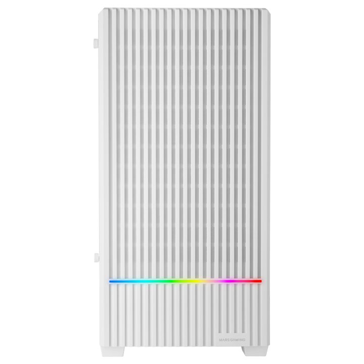 Mars Gaming MCQUANTUMW White Midi Tower PC Case