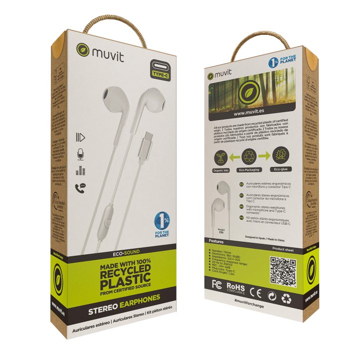 Muvit E58 auriculares con cable (MCHPH0009)