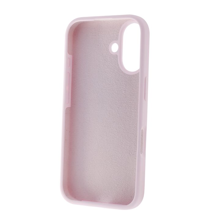 Muvit recycletek liquid silicone case for Apple iPhone 16 pink…