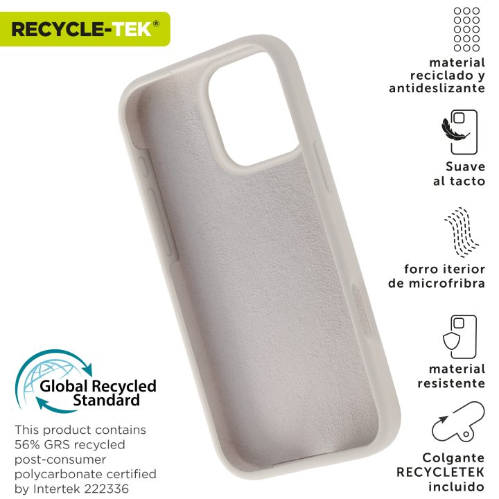 Funda Muvit recycletek liquid silicone para Apple iPhone 16 pro max…