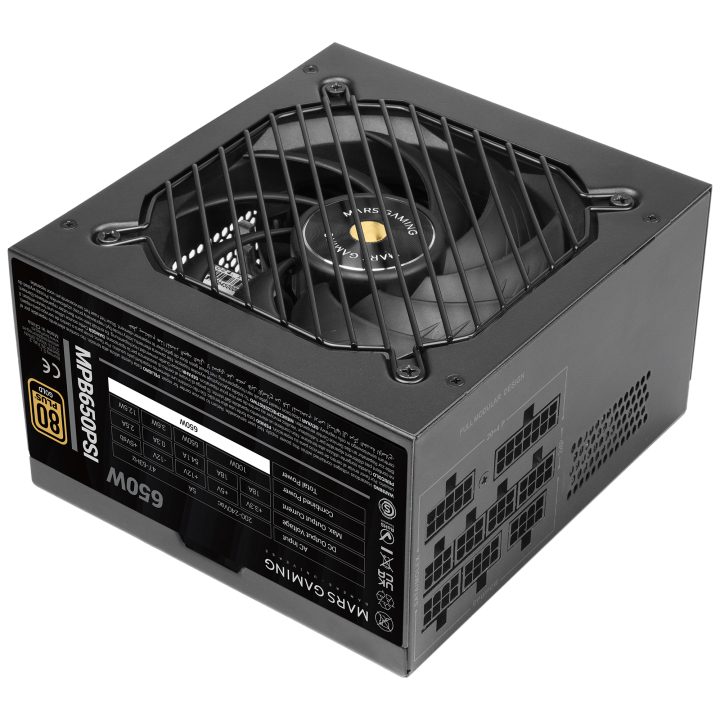 Mars Gaming MPB650PSI unidade de fonte de alimentação Preto