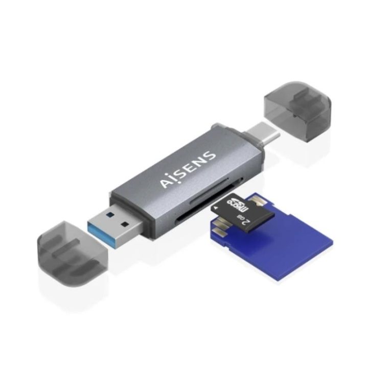 AISENS Leitor de Cartões SD, Micro SD, MMC, RS-MMC, MMC Micro, USB-A…