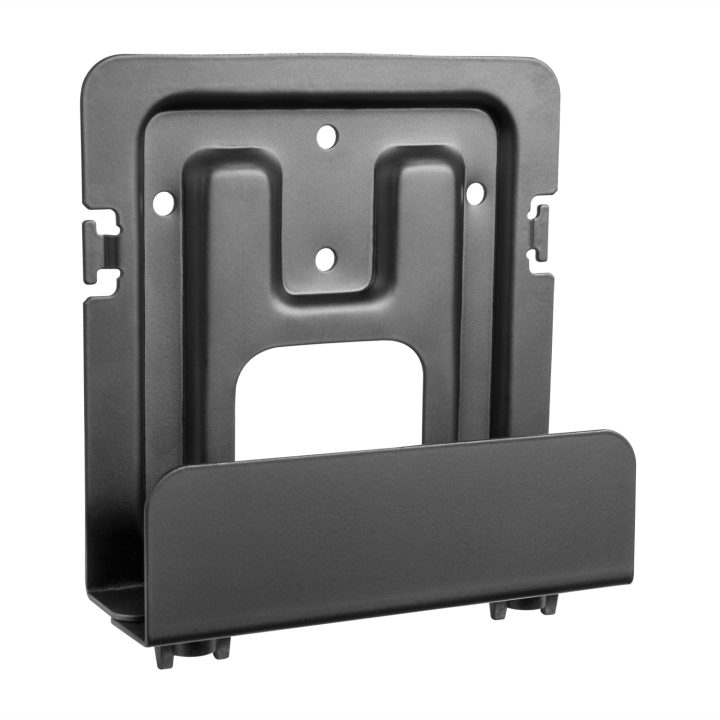 AISENS Universal Wall Mount for Mini PC, Router, Black