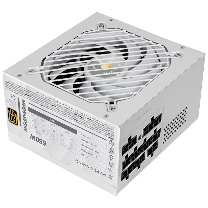 Mars Gaming MPB650PSIW Power Supply Unit White