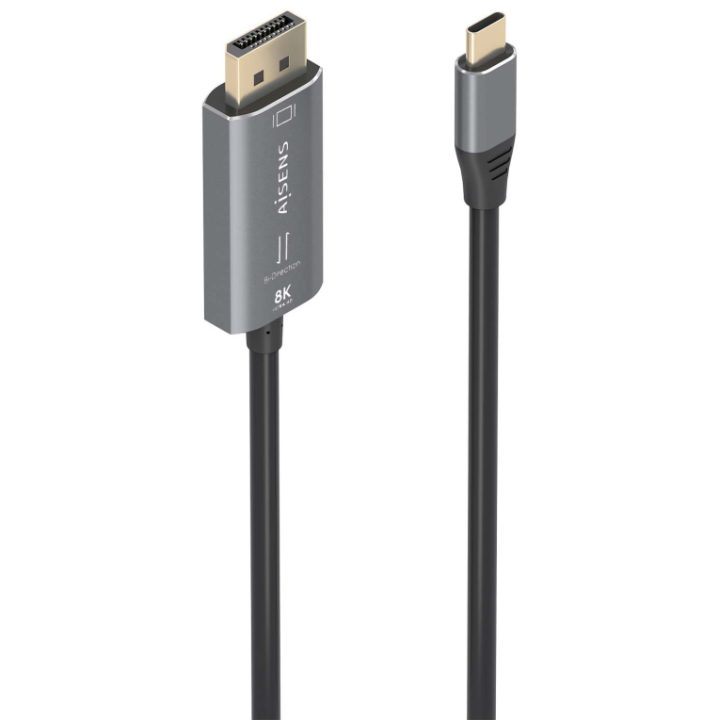 AISENS Cable Conversor Aluminio Bidireccional USB-C A DisplayPort…