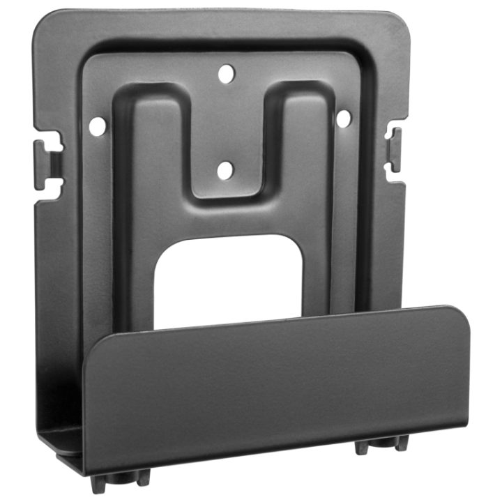 AISENS Universal Wall Mount for Mini PC, Router, Black