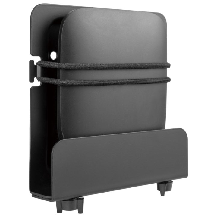 AISENS Universal Wall Mount for Mini PC, Router, Black