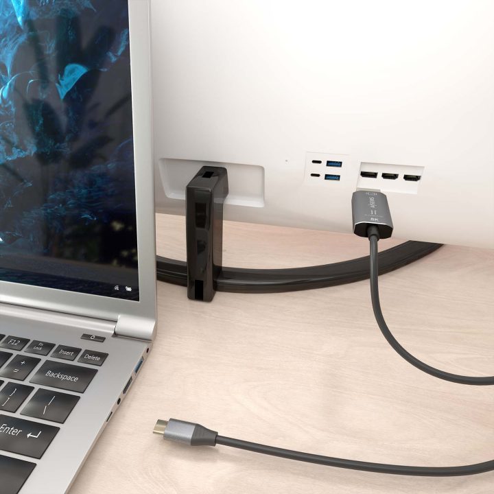 AISENS Bidirectional Aluminum USB-C to DisplayPort 8K@60Hz Converter…