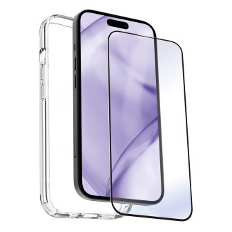 Myway Case for Apple iPhone 15 Pro Max Transparent + Tempered Glass…