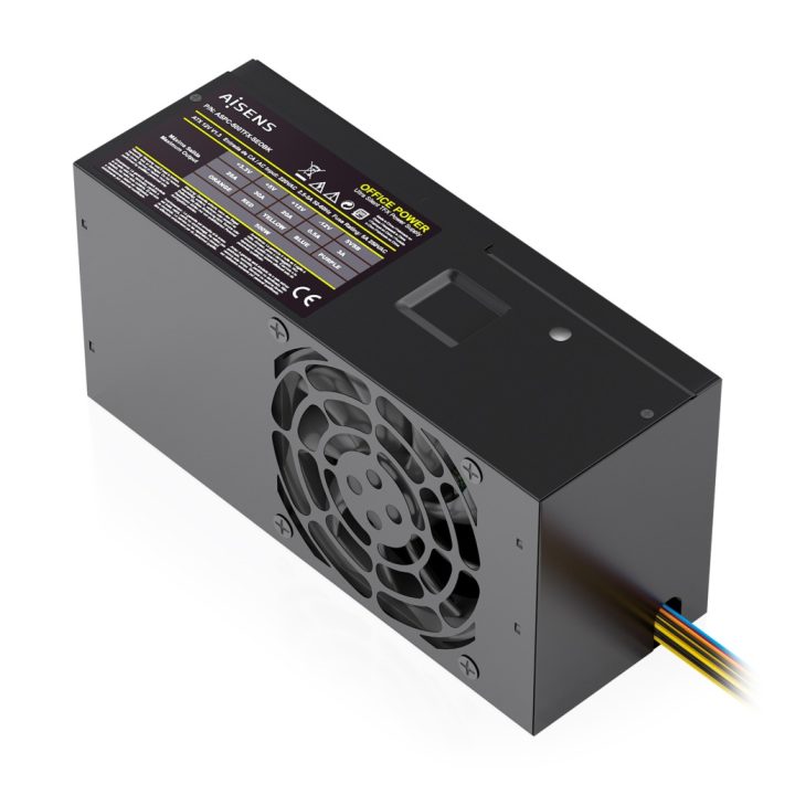 AISENS TFX Power Supply 500W OEM, Black