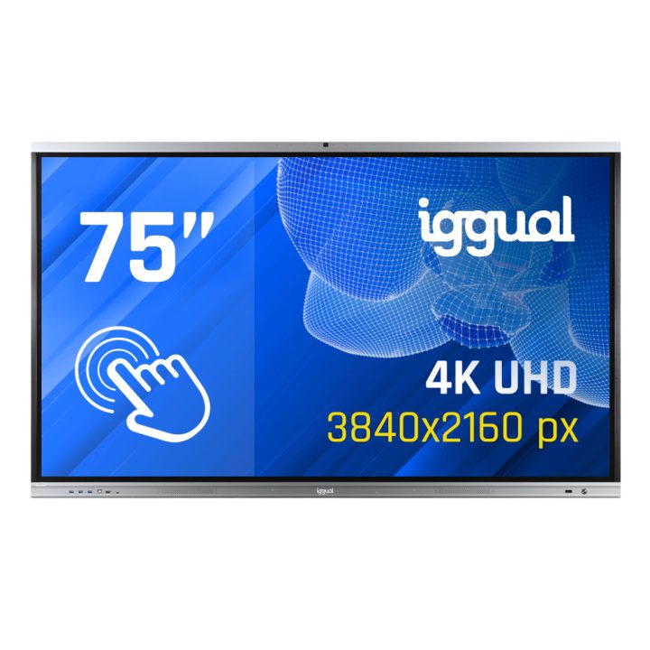 iggual 4K Interactive Display ORCHID 75" Webcam