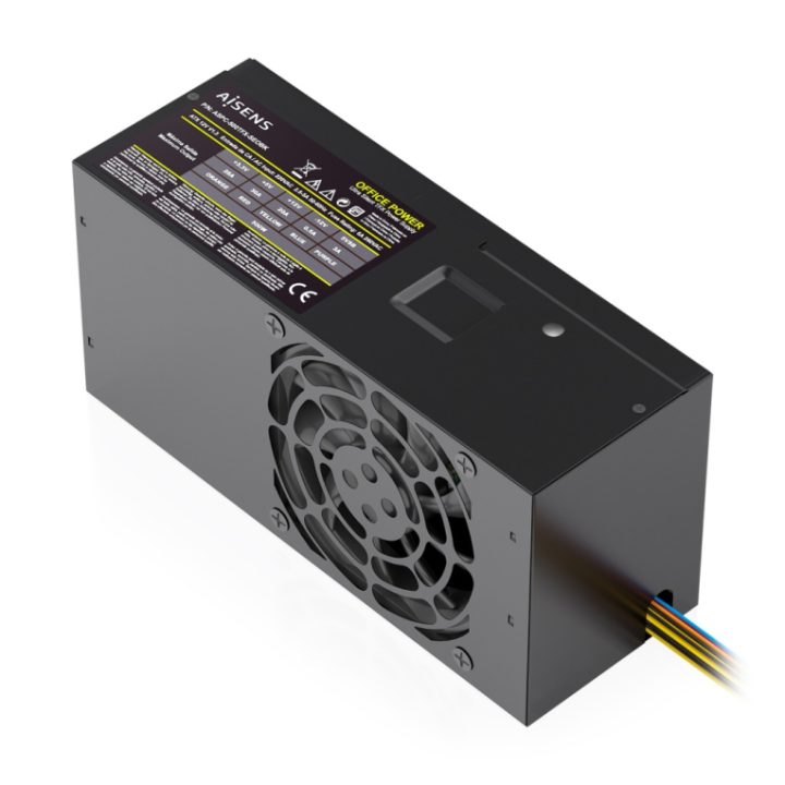 AISENS TFX Power Supply 500W OEM, Black