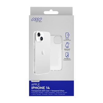 Carcasa Myway para Apple iPhone 14 transparente (MWCRS0209)