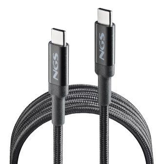 NGS KNOT 100W-2 cable USB USB 2.0 2 m USB C 0,48 Gbit/s Negro