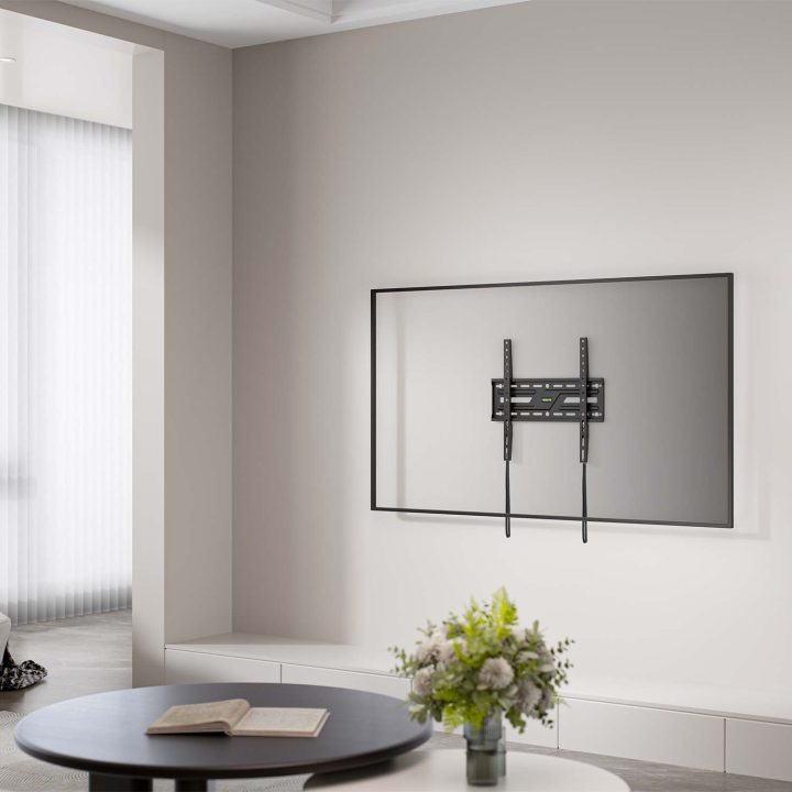 AISENS Ultra Slim Eco Monitor/TV Wall Mount 75kg 32-75, Black