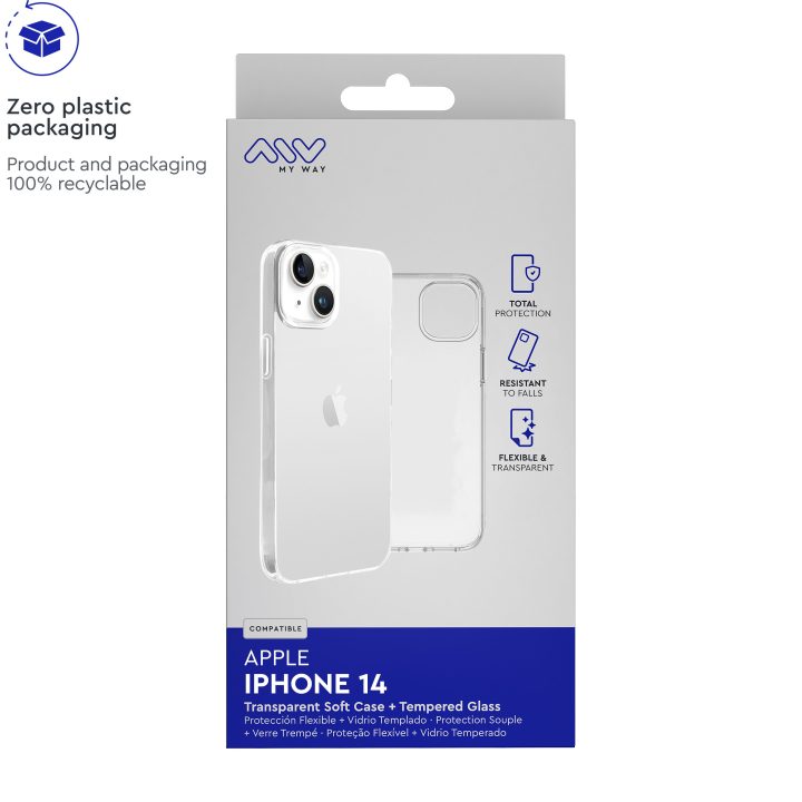Myway Case for Apple iPhone 14 Transparent (MWCRS0209)