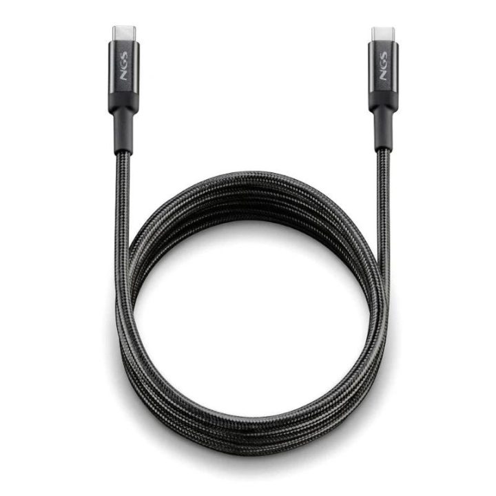 NGS KNOT 100W-2 cabo USB USB 2.0 2 m USB C 0,48 Gbit/s Preto