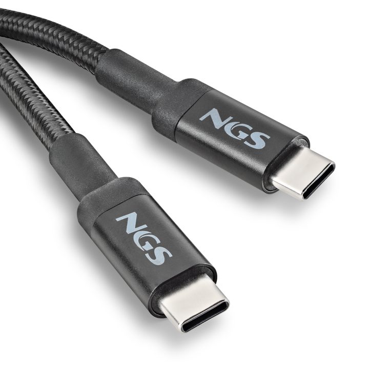 NGS KNOT 100W-2 USB USB 2.0 Cable 2 m USB C 0.48 Gbit/s Black