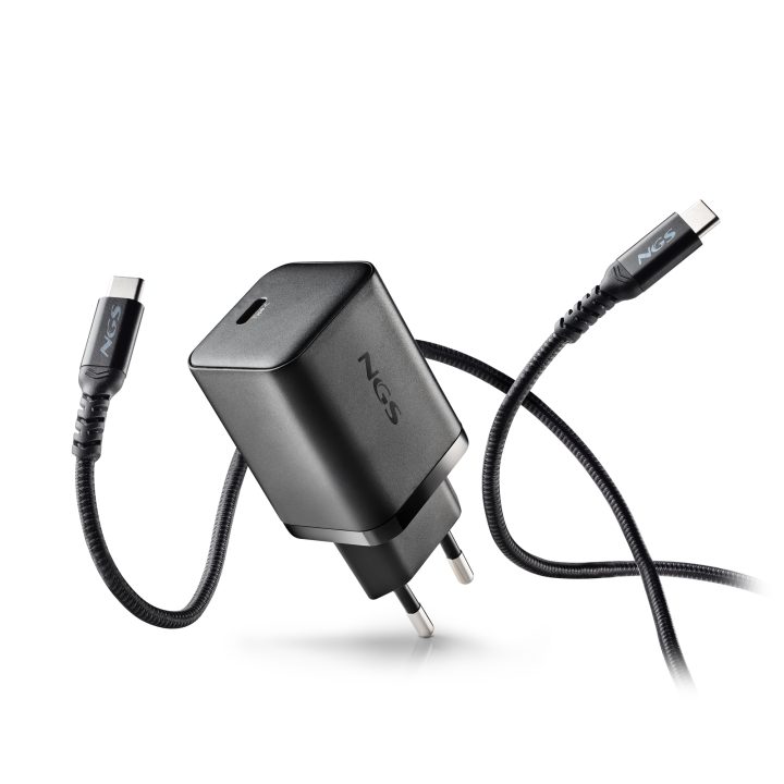 NGS BUD 65W-AC Universal Black AC Fast Charging Indoor