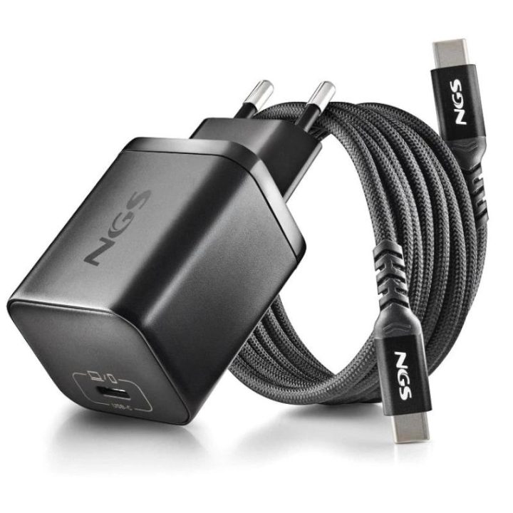 NGS BUD 65W-AC Universal Black AC Fast Charging Indoor