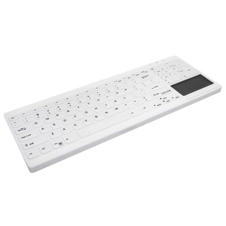 Contour Design Active Key AK-C7412F Universal USB Keyboard White