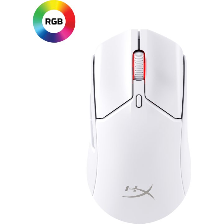 HyperX Pulsefire Haste 2: rato de gaming sem fios (branco)