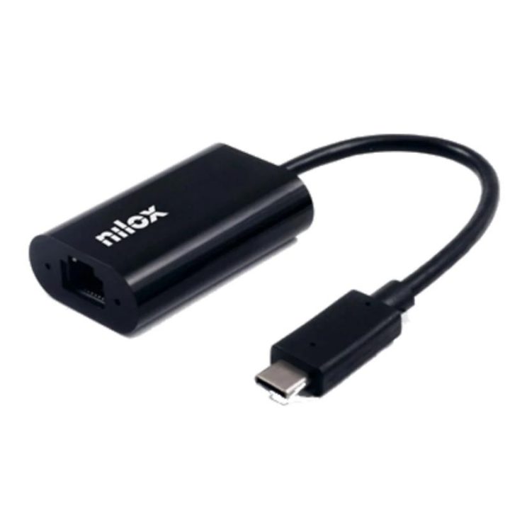 Nilox Adaptador de rede USB-C/RJ45 GIGABIT