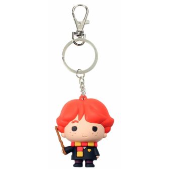 SD Toys Harry Potter Ron Weasley Rubber Figure Keychain (SDTWRN20457)