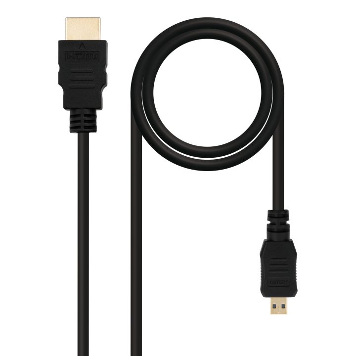 Nanocable CABLE MICRO HDMI V1.4 (ALTA VELOCIDAD / HEC), A/M-D/M, 1.8 M