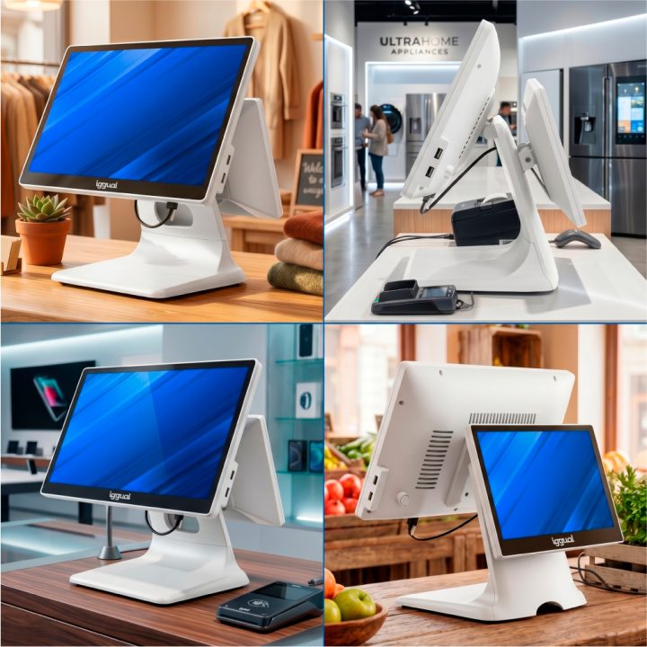 iggual TPV dual 15,6" 11,6" i5 8350U 8+256GB W11 blanco