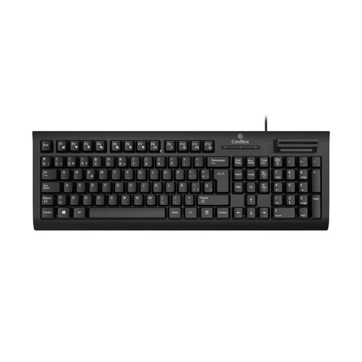 CoolBox TECLADO CON LECTOR DNIE V4