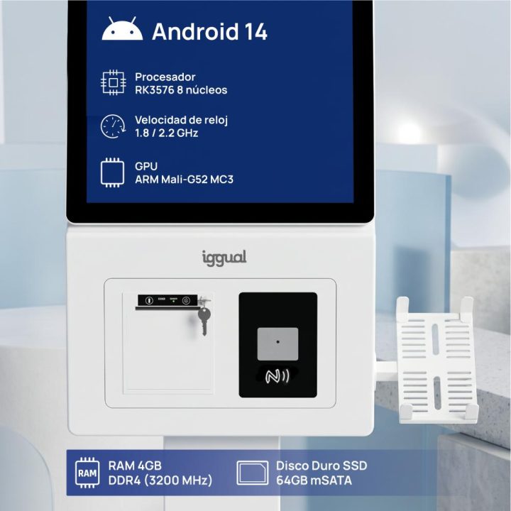 iggual FHD Interactive Kiosk ORCHID 27" Android