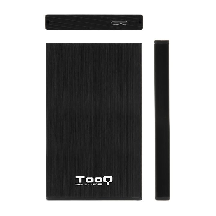 TooQ CAIXA HDD 2,5" SATA A USB 2.0/USB 3.0 PRETA