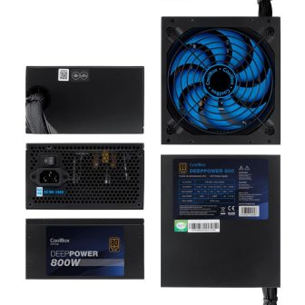 CoolBox GAMING FUENTE DE ALIMENTACION ATX DEEPPOWER-800 80+BRONZE…
