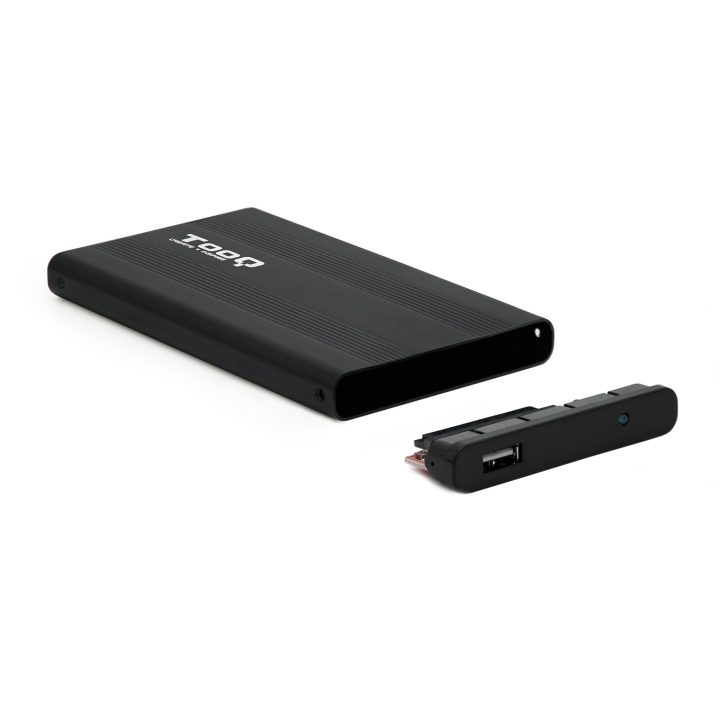 TooQ CAIXA HDD 2.5" SATA A USB 2.0 PRETA