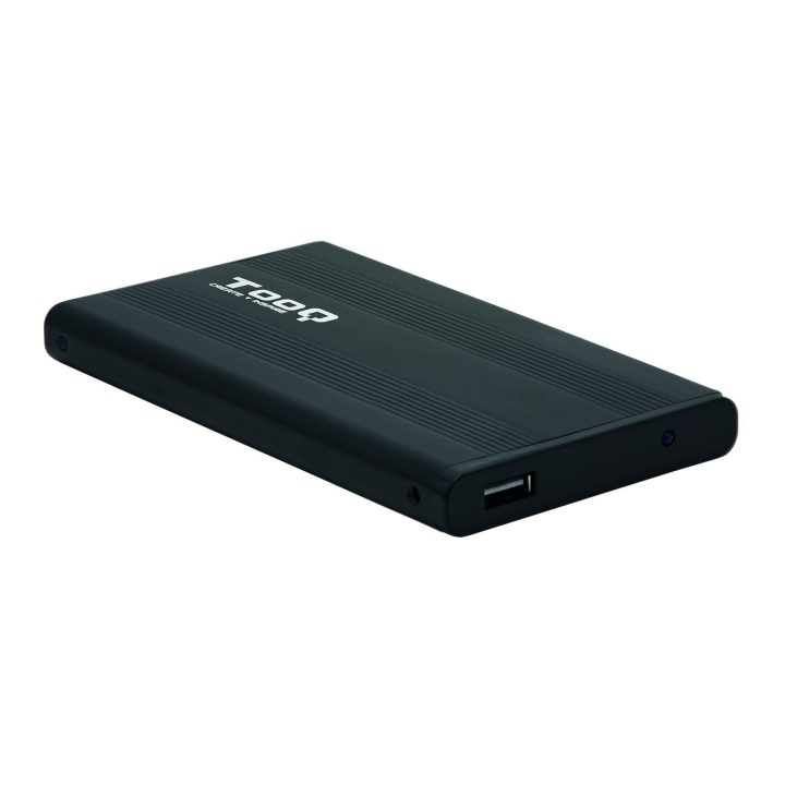 TooQ CAIXA HDD 2.5" SATA A USB 2.0 PRETA