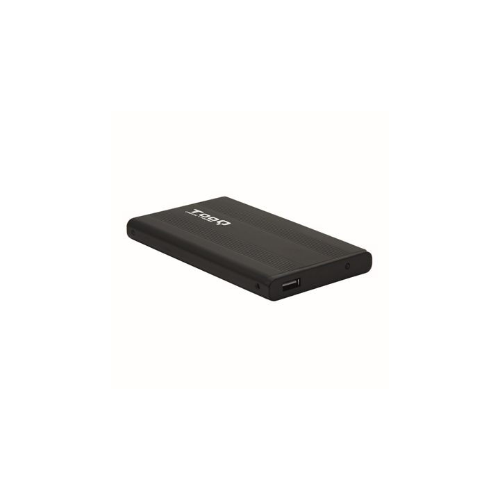 TooQ CAIXA HDD 2.5" SATA A USB 2.0 PRETA
