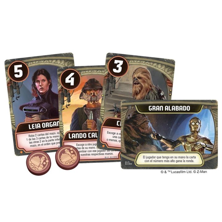 Asmodee Jogo de tabuleiro Star Wars Palácio de Jabba PEGI 10 (ZLL03ES)
