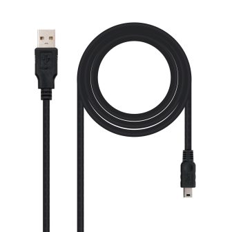 Nanocable CABLE USB 2.0, TIPO A/M-MINI USB 5PIN/M, 1,8 M