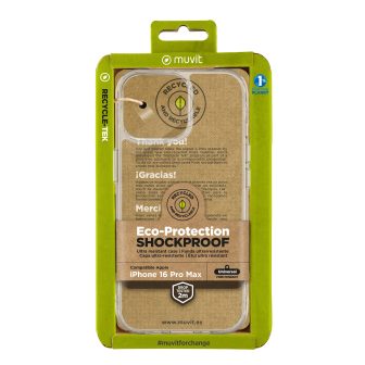 Capa Muvit shockproof 2m para Apple iPhone 16 pro max transparente…