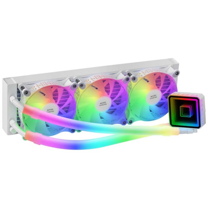 Mars Gaming ML-ULTRA360 Branco, Arrefecimento Líquido CPU, TDP 650W…